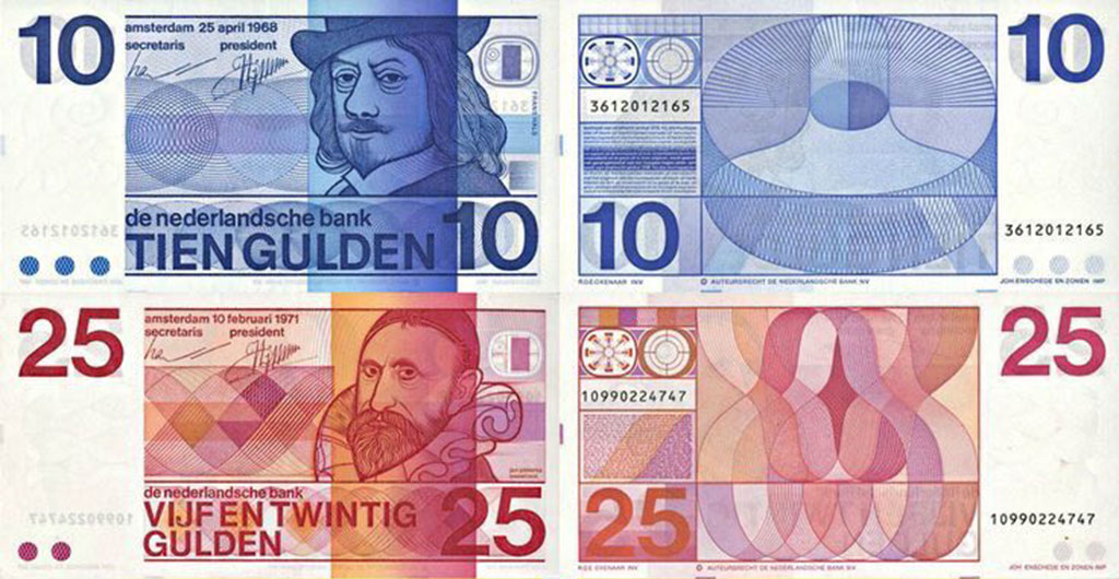 banknoty holenderskie