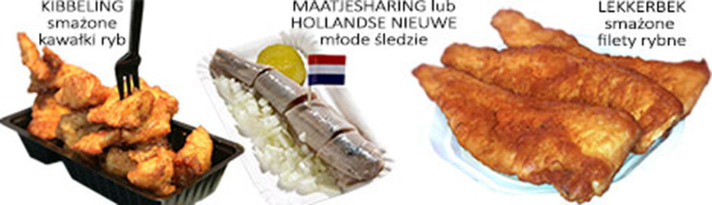 typowe holenderskie snacks na ulicy.