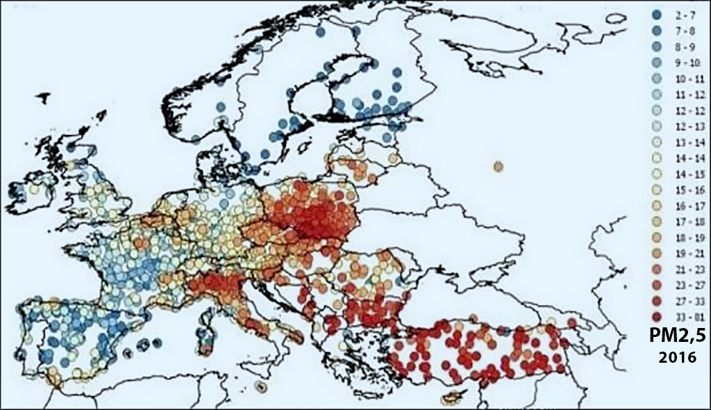 Najbardziej zanieczyszczone kraje Europy