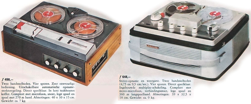 Magnetofony philipsa 1965