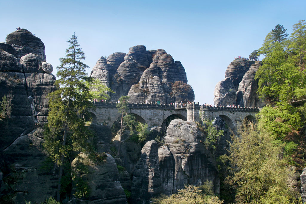 Most widokowy w Bastei