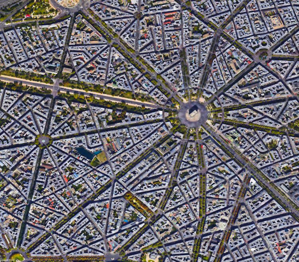 Paryż z lotu ptaka