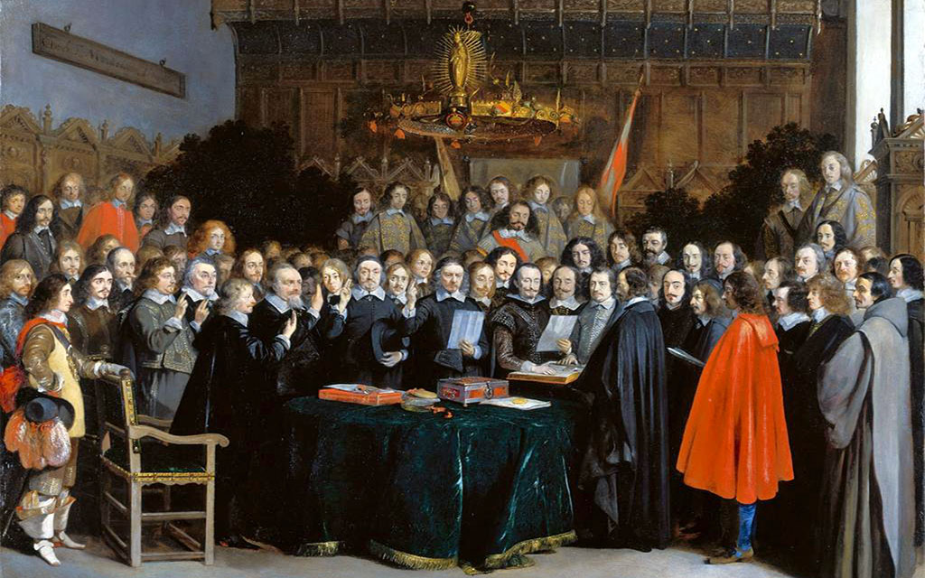 podpisanie pokoju z Munster 1648