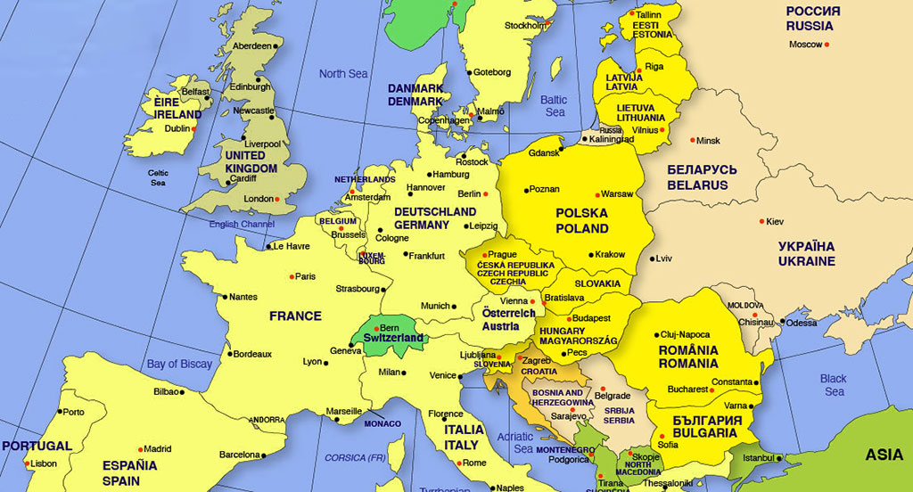 Europa Wschodnia i Zachodnia