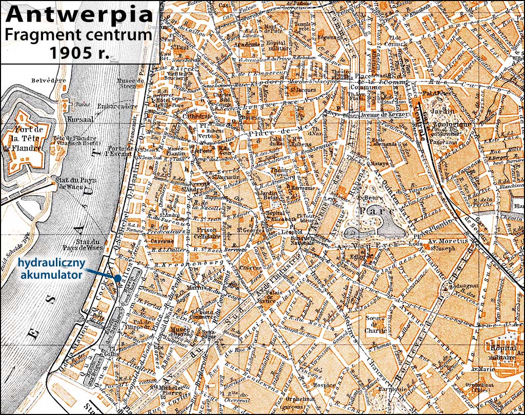 Plan Antwerpii z 1905 r.