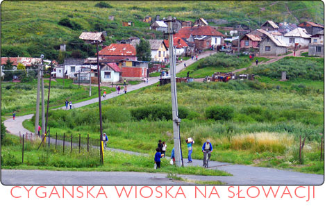 cygańska wioska na Słowacji