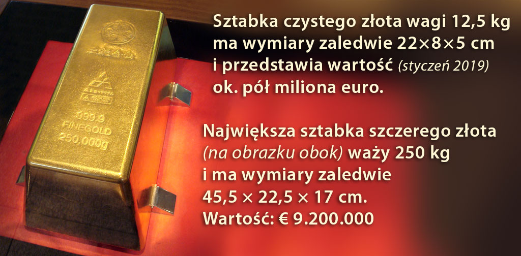 złote sztabki