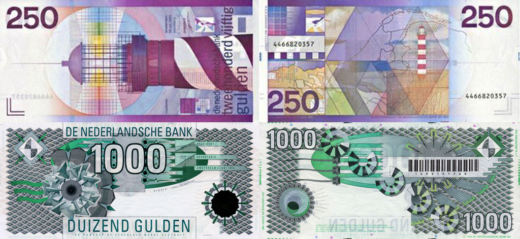 banknoty holenderskie