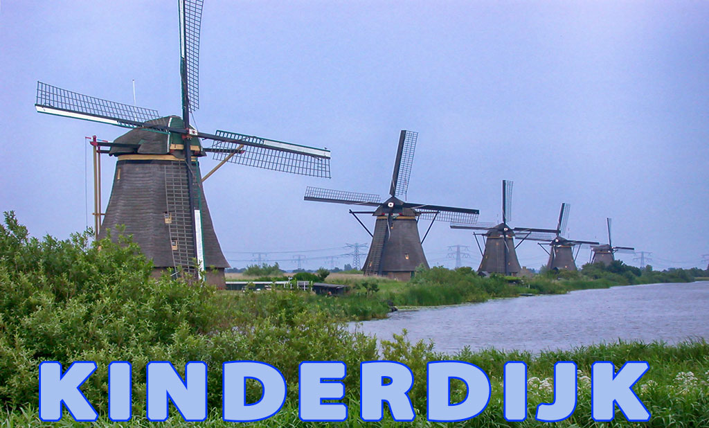 wiatraki Kinderdijk