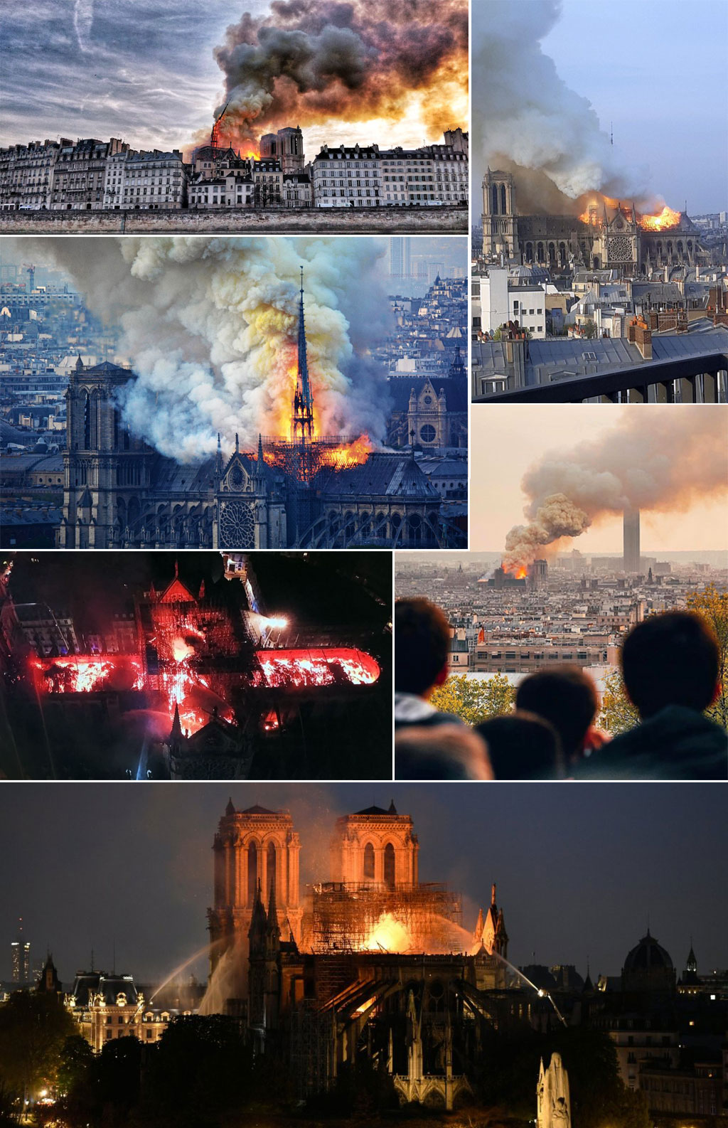 pożar katedry Notre Dame w Paryżu