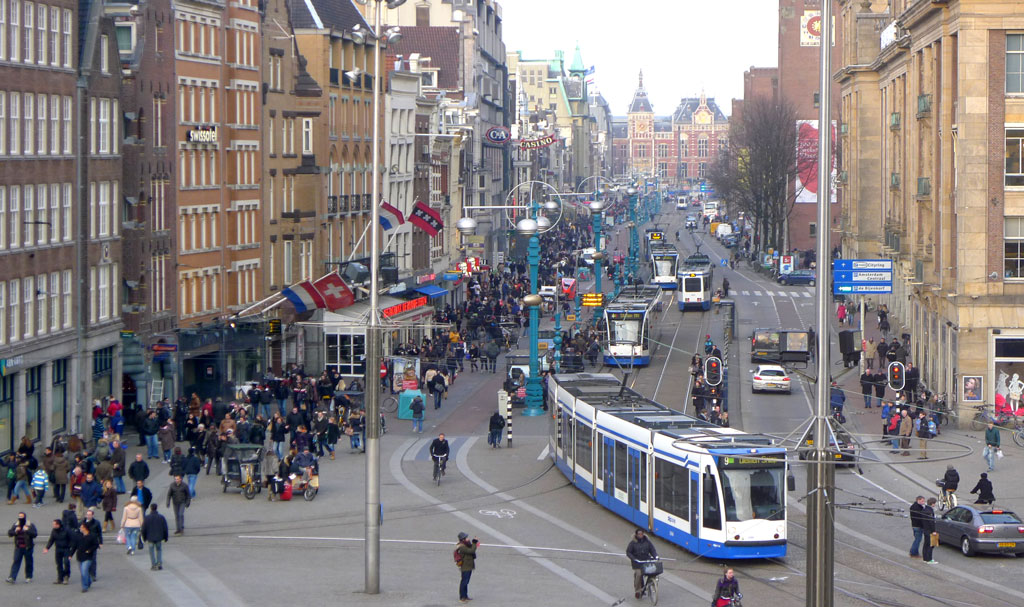 linia tramwajowa w Amsterdamie