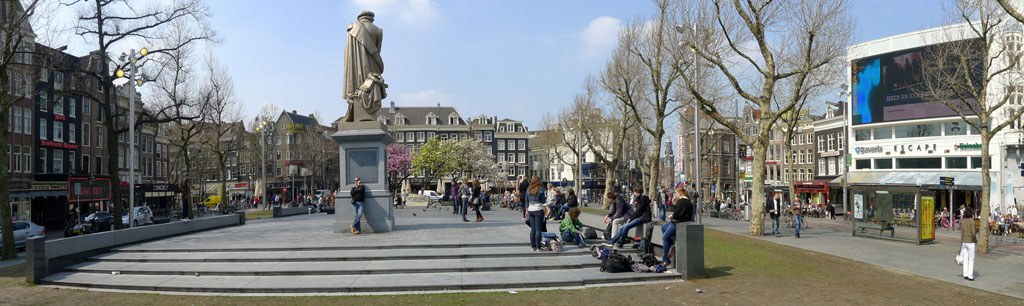 Plac Rembrandta w Amsterdamie