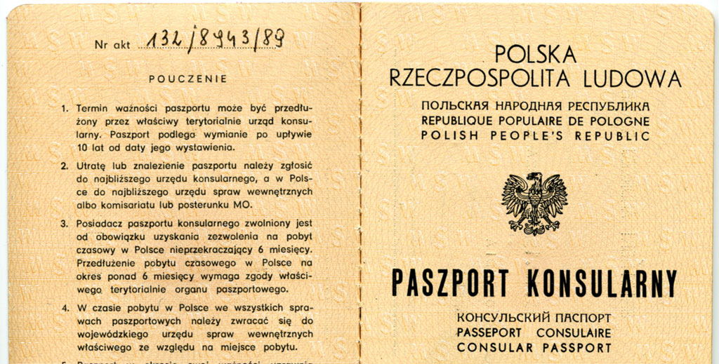 paszport z PRL