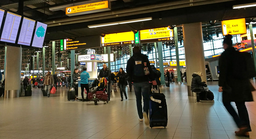 Lotnisko Amsterdam