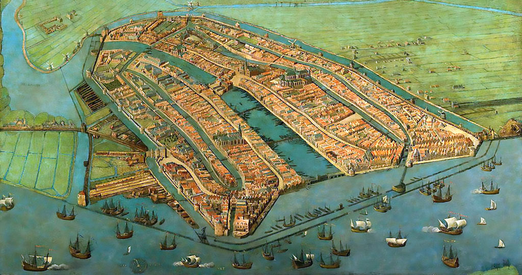 Amsterdam w 1538 r.