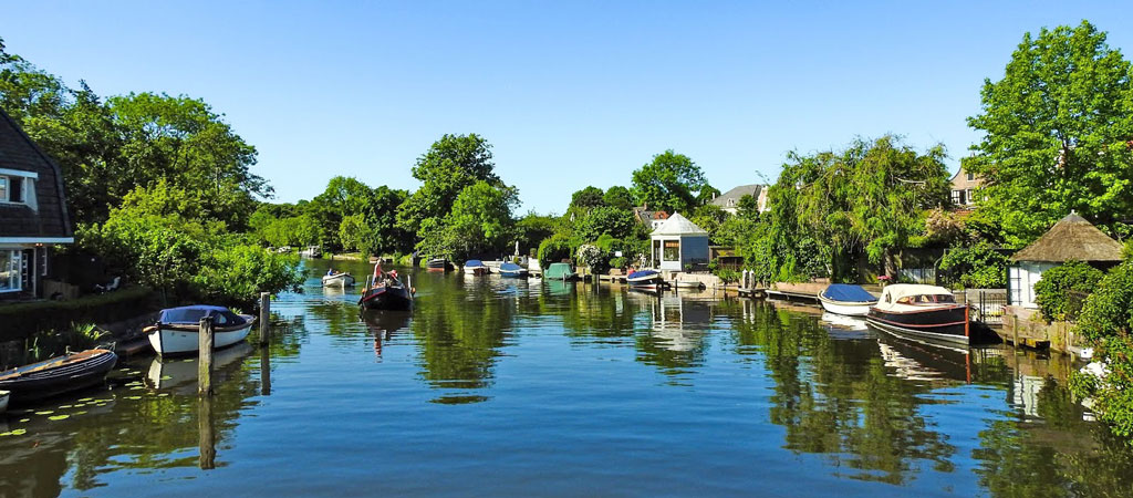 rzeczka Vecht w Holandii