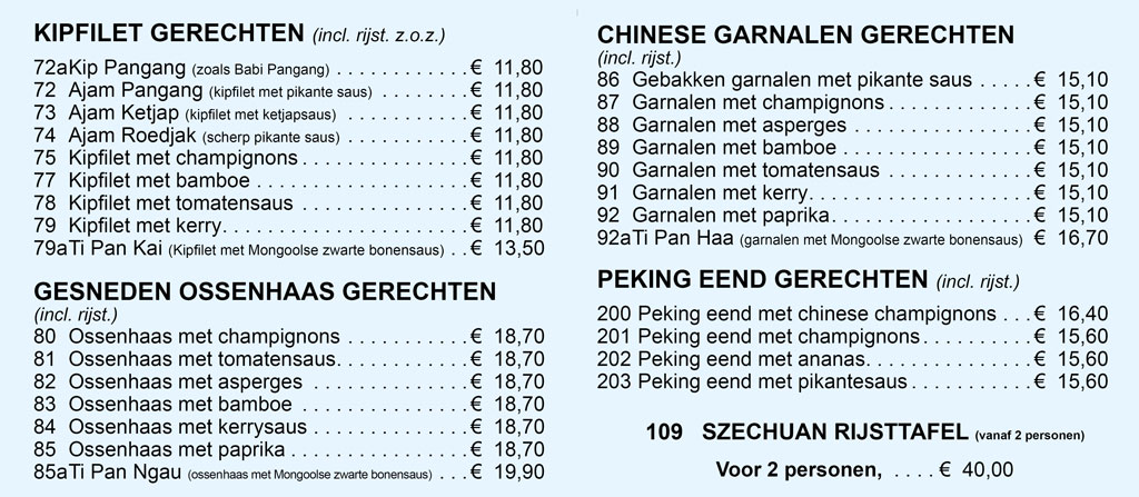 chińska kuchnia w Holandii