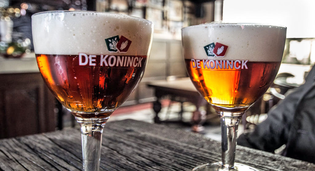 piwo w Antwerpii Belgia