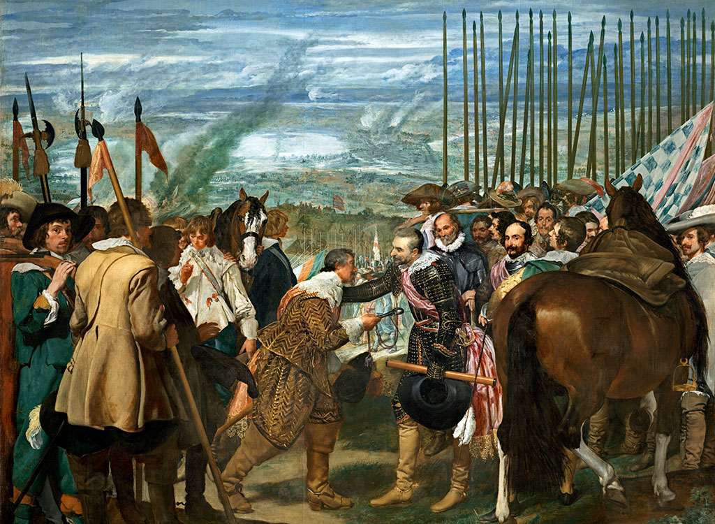 "Poddanie Bredy" - pędzla Diega Velázqueza