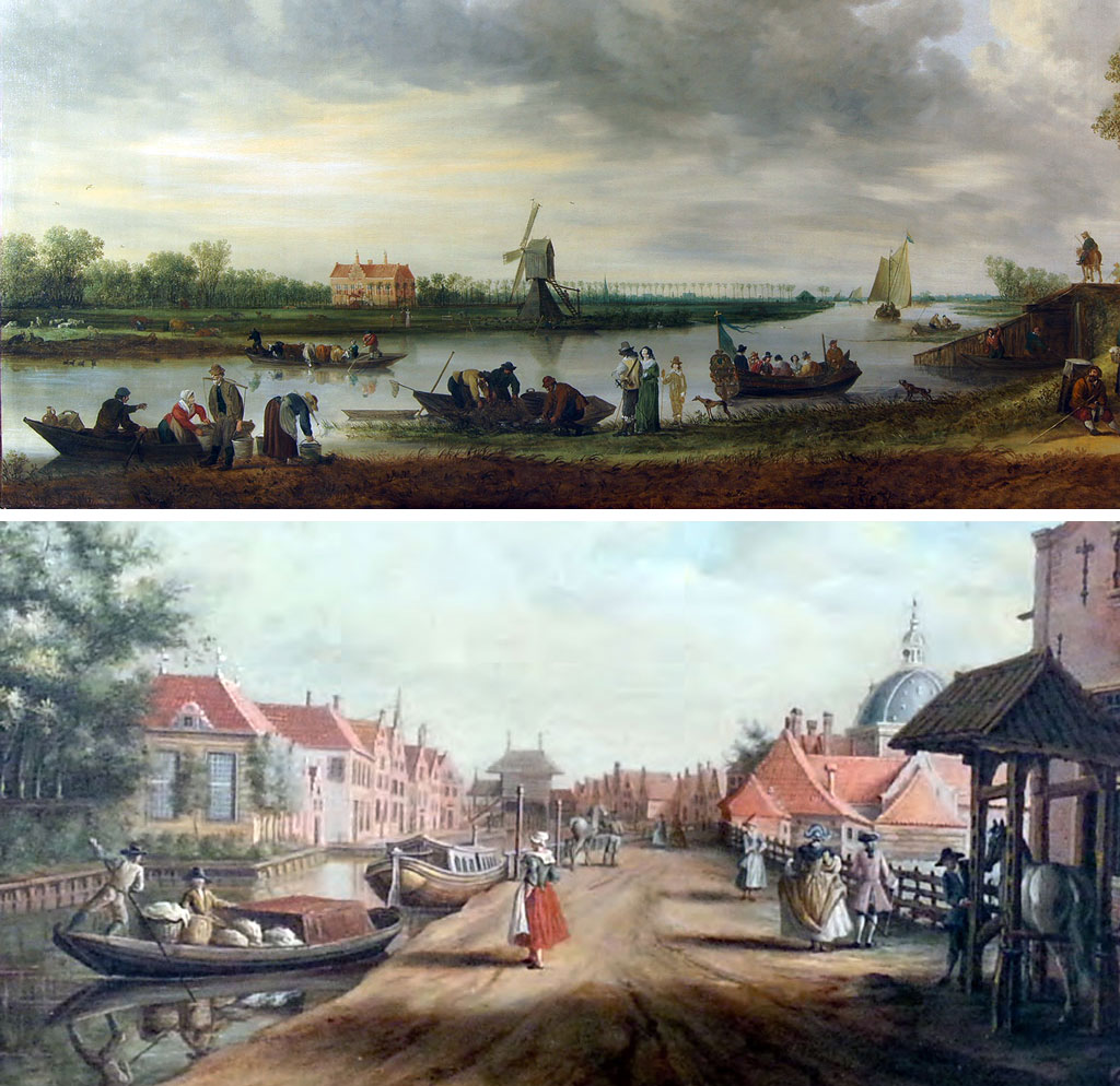 transport kanałami w XVII wieku