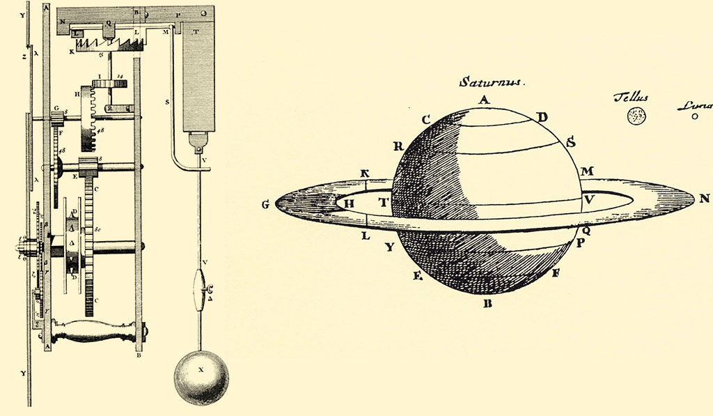 wahadło i Saturn Huygensa