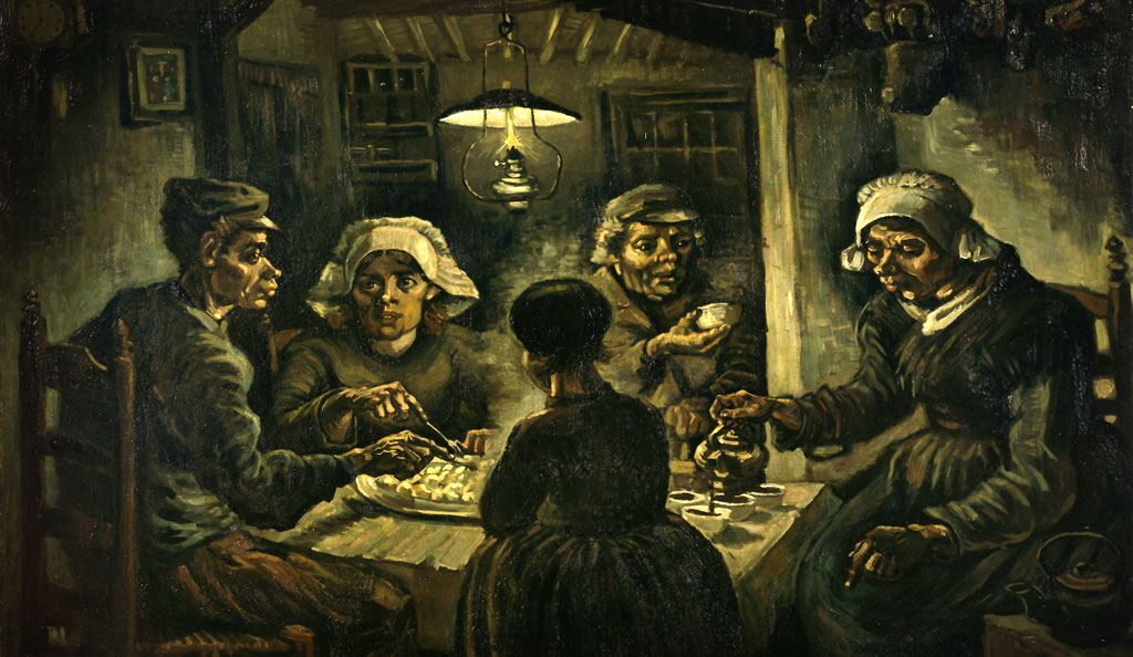 "Jedzący kartofle" Van Gogha