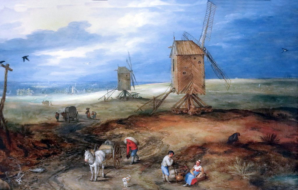 Wiatraki holenderskie w XVI wieku