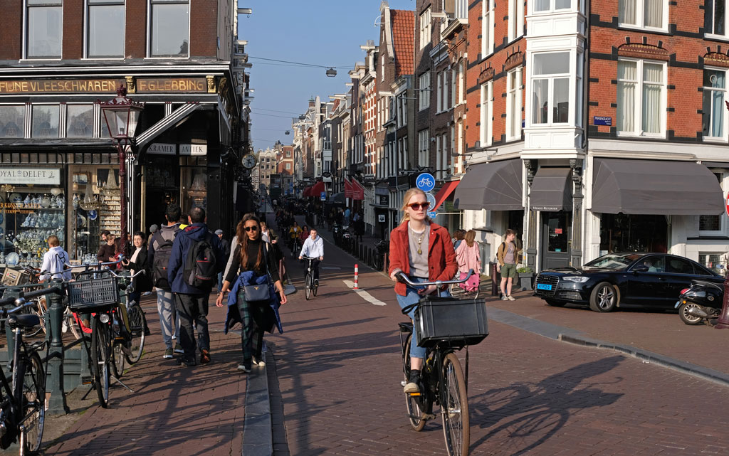 na rowerze Amsterdam
