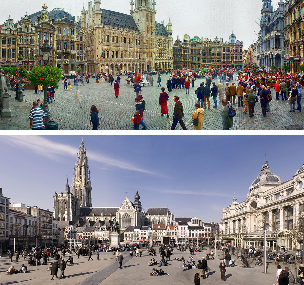 Antwerpia i Bruksela