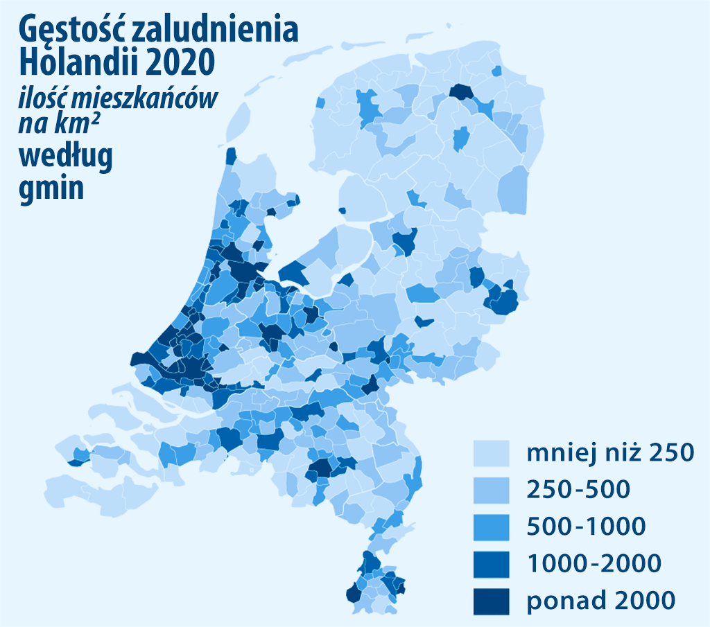 zaludnienie Holandii