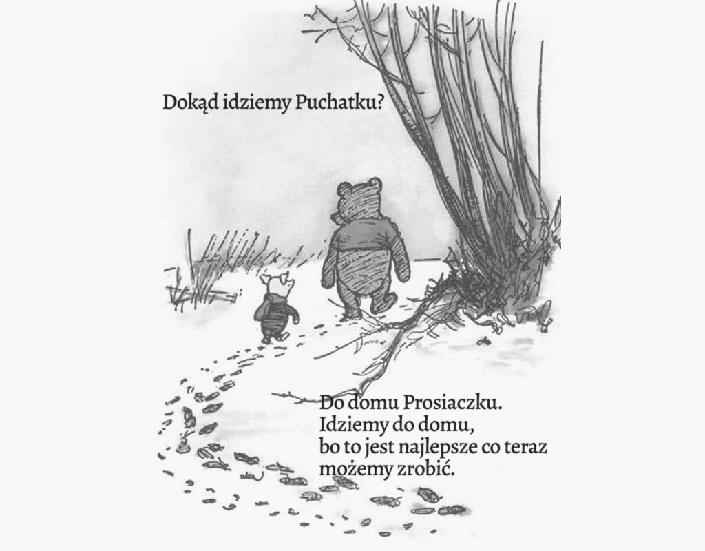 dokąd idziemy Puchatku?