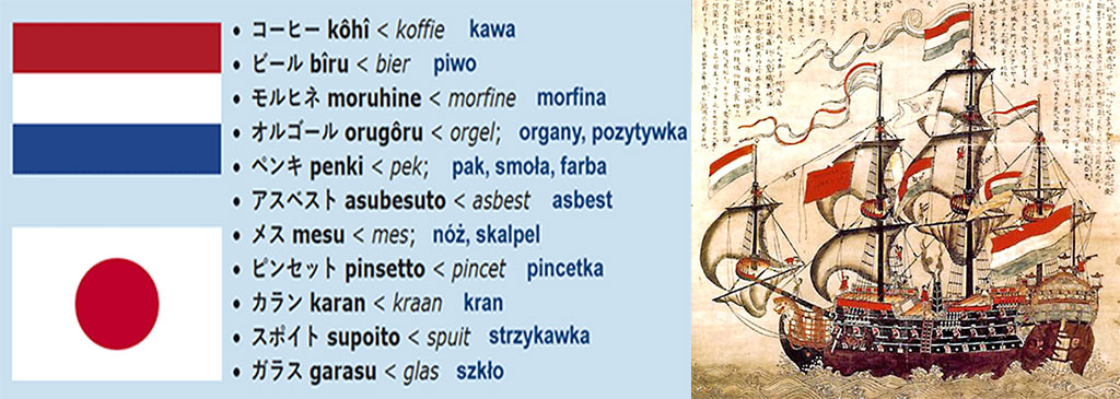 Język holenderski w japońskim
