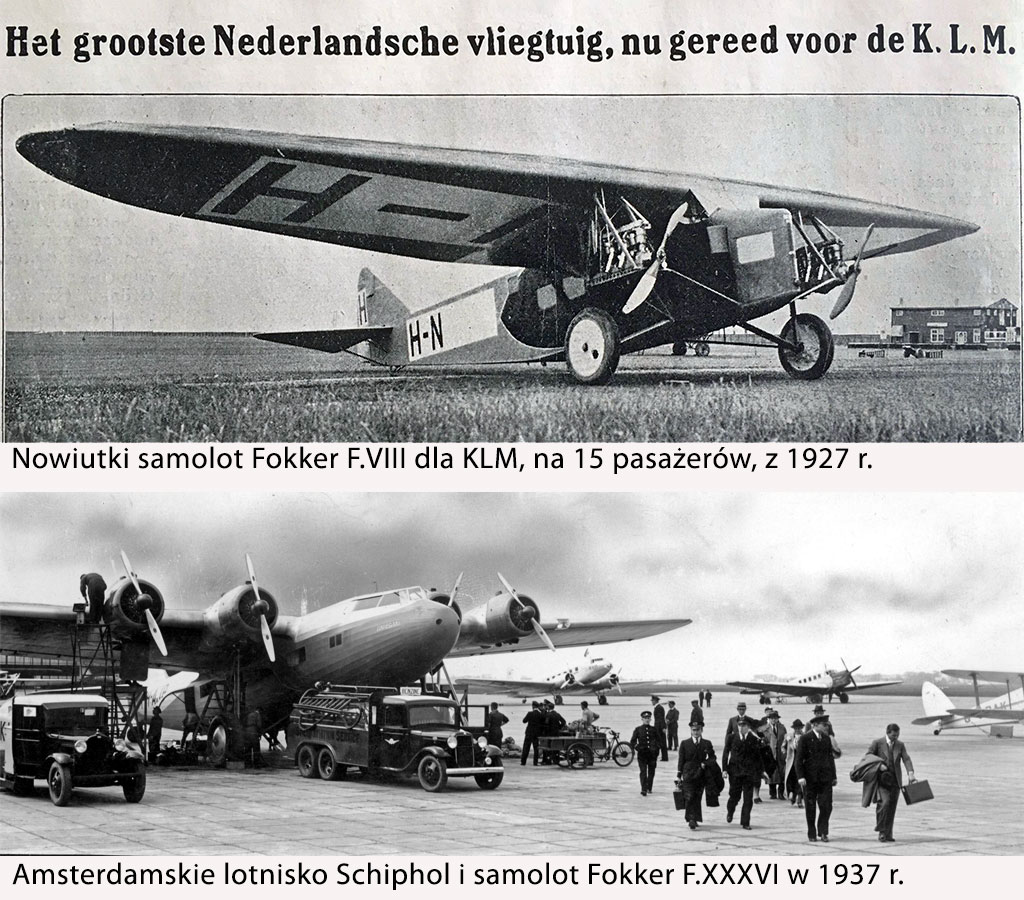 Samoloty Fokker KLM