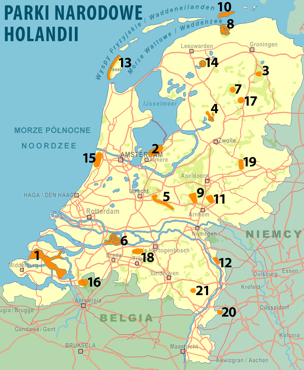 Parki narodowe Holandii