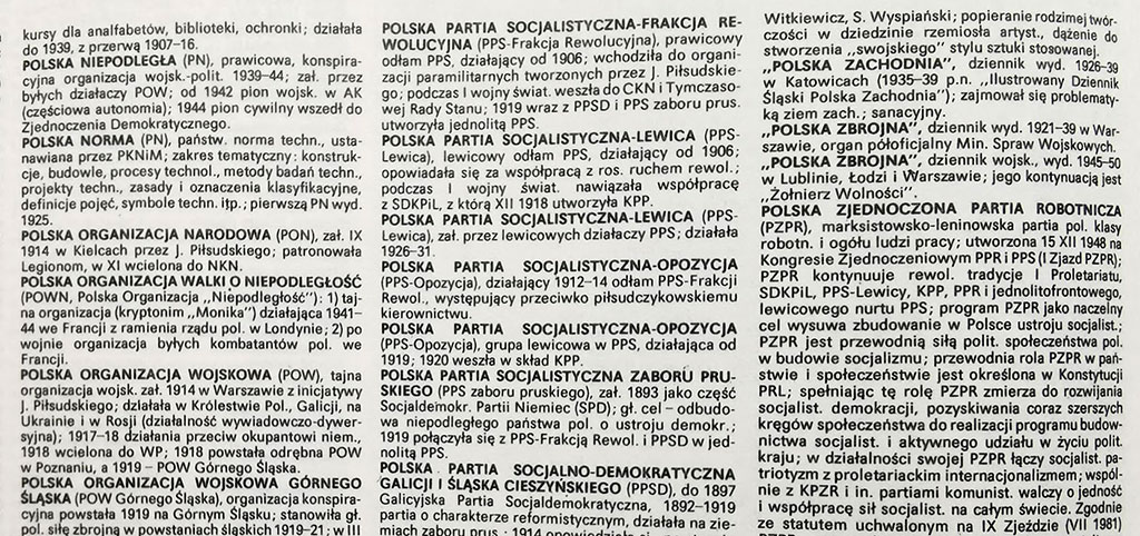 Popularna Encyklopedia PWN z 1982 r.