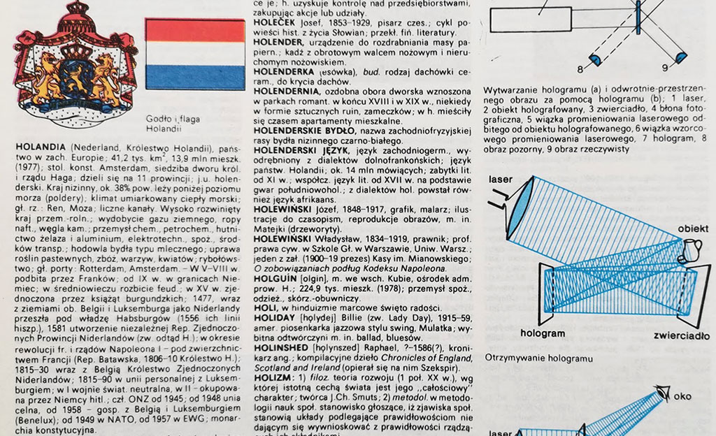 Popularna Encyklopedia PWN z 1982 r.