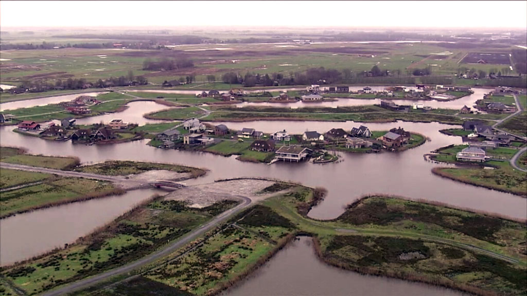 holenderski krajobraz wodny