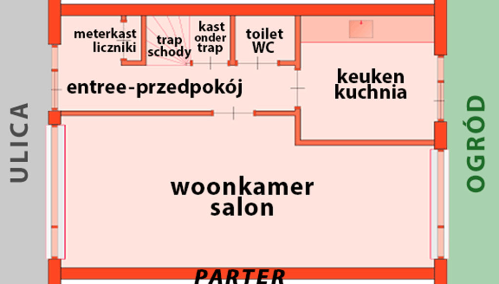 rozkład holenderskiego mieszkania