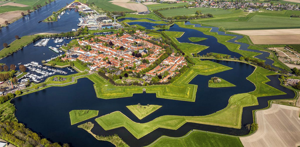 Miasto-twierdza w Holandii