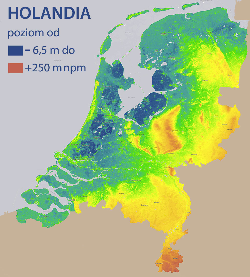Holandia i poziom morza