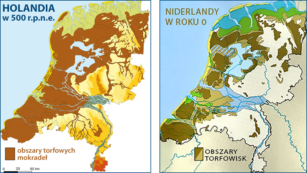Bagienna Holandia przed naszą erą