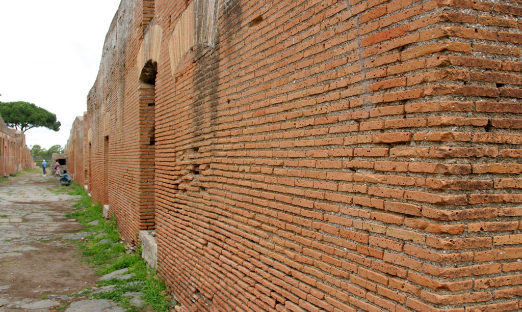 Najstarsze domu z cegły w Ostii