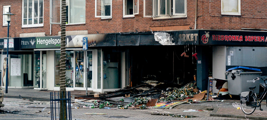 eksplozja w polskim sklepie w Holandii