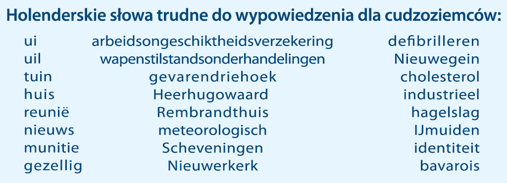 holenderskie łamańce językowe