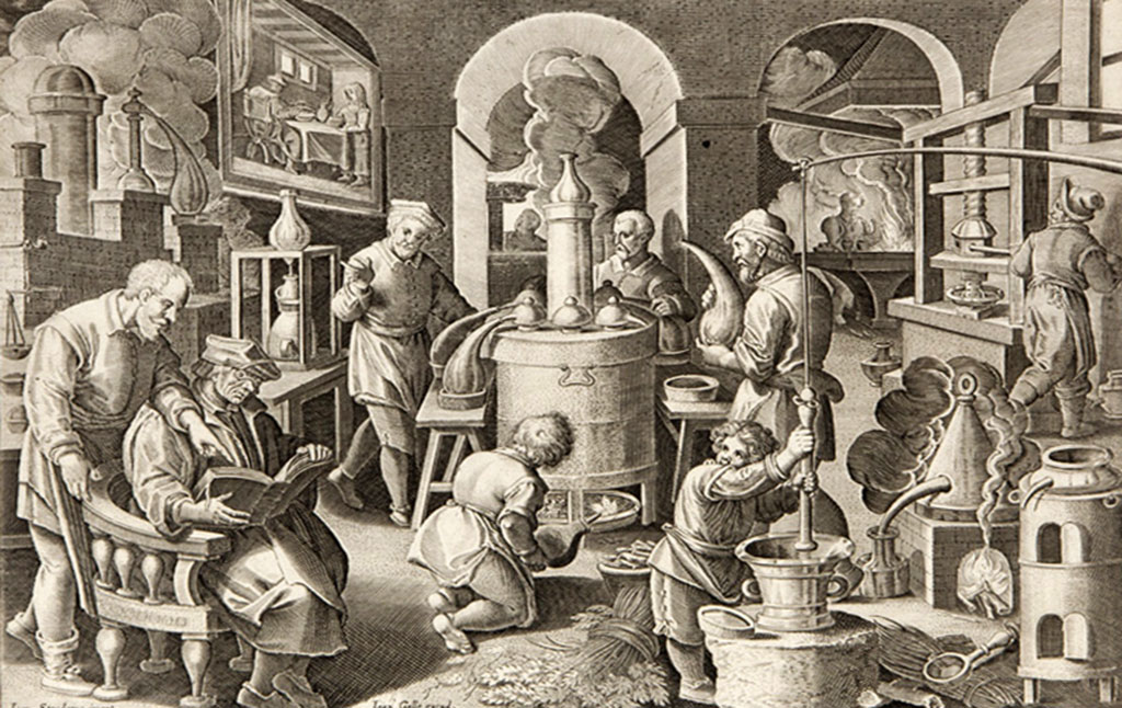 destylacja alkoholu w XVI wieku