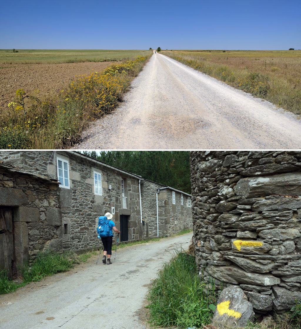 różne drogi Camino de Santiago