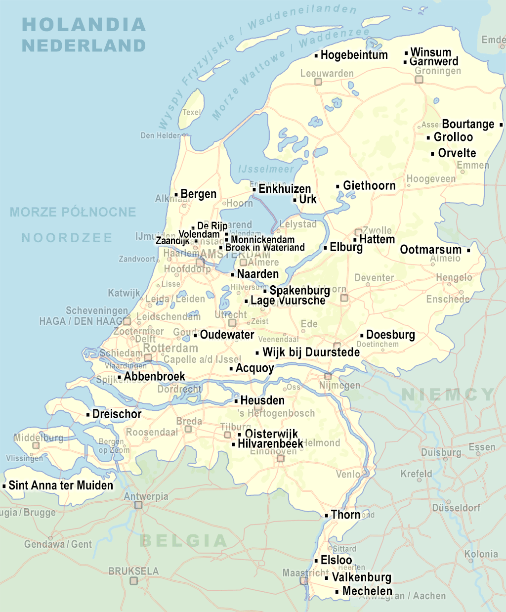 najładniejsze wsie Holandii