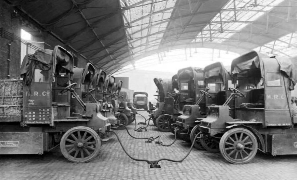 samochody elektryczne sto lat temu