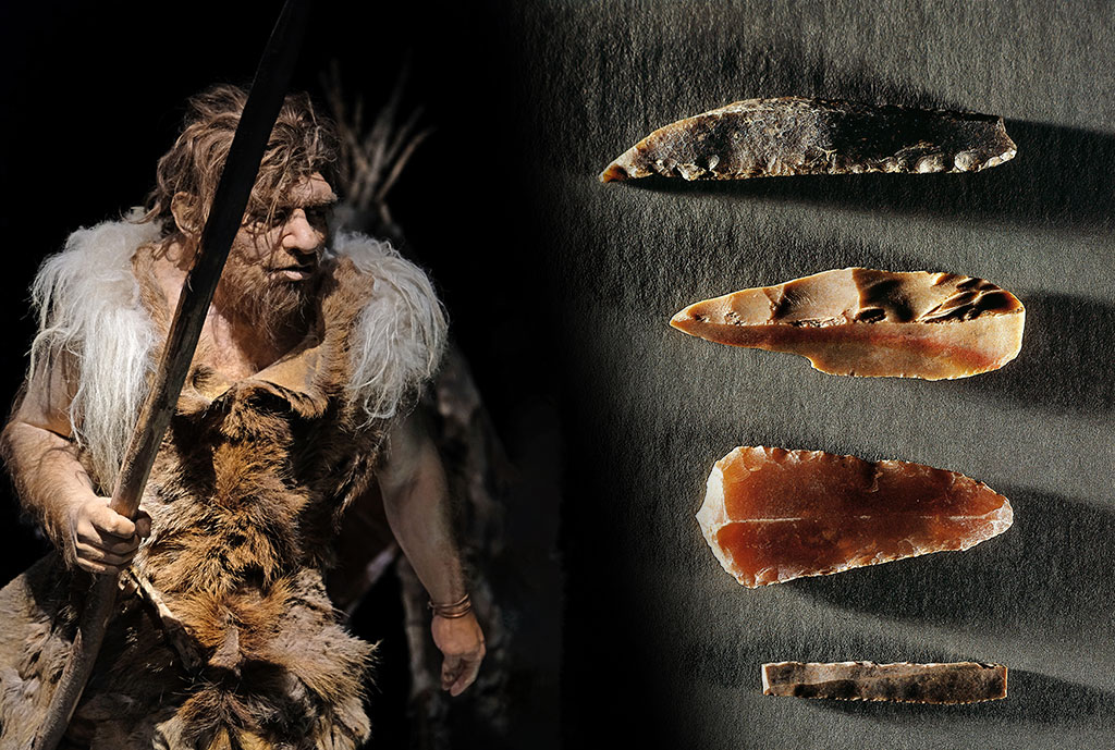 neandertalczyk i jego narzędzia