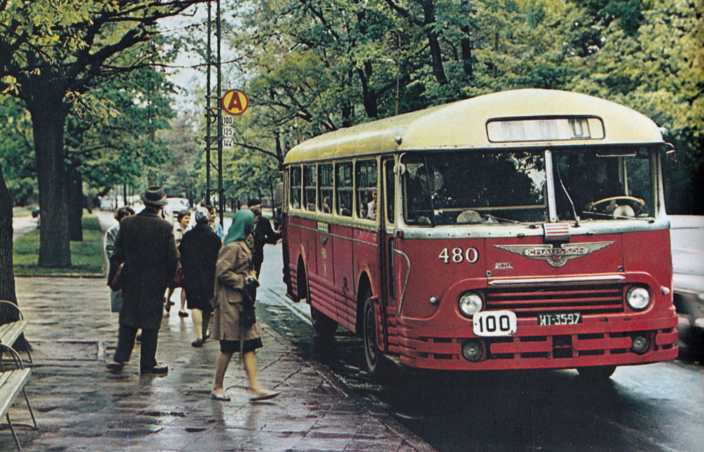 autobus czerwony